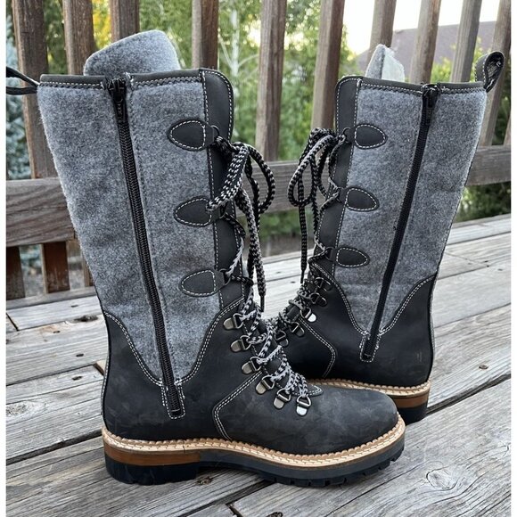 Bos & Co. Algid Women's 37 US 6-6.5 Tall Winter Boots - Picture 7 of 11